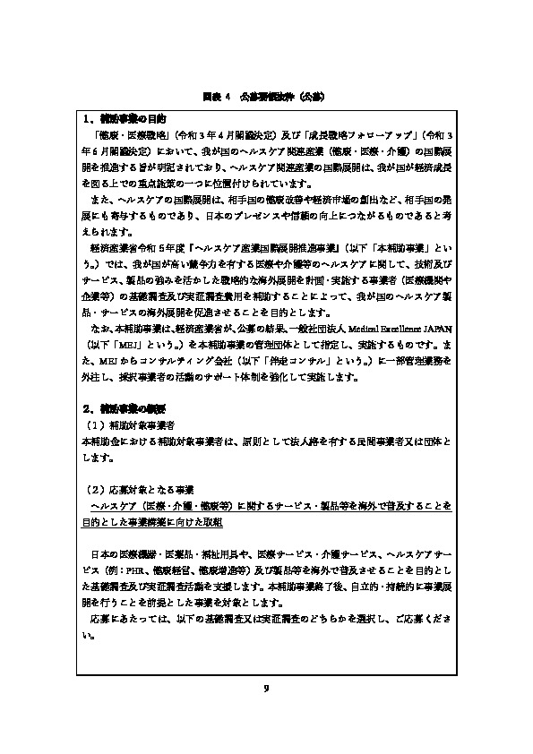 令和5年度「ヘルスケア産業国際展開推進事業（補助）報告書」