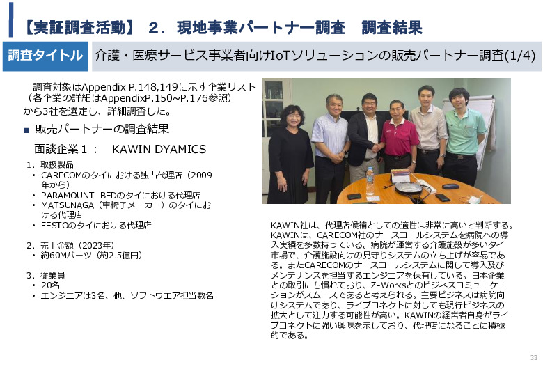 令和5年度「タイにおけるIoT及びポイントオブケアデバイス・遠隔医療プラットフォームを活用した高齢者向けソリューション提供に係る実証調査プロジェクト報告書」