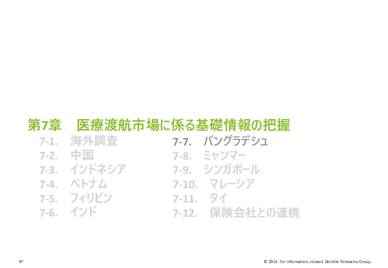 令和５年度「ヘルスケア産業国際展開推進事業」報告書