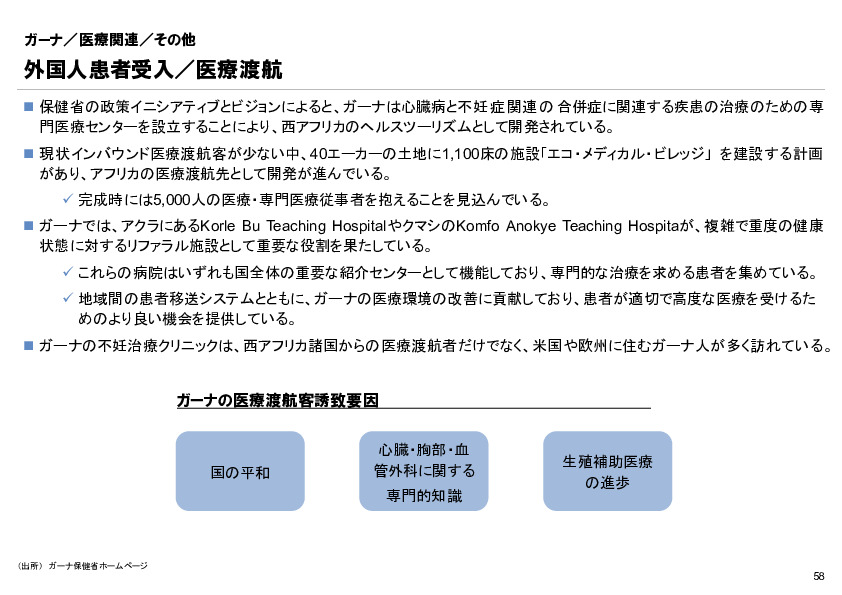 R6年度「医療国際展開カントリーレポート　新興国等のヘルスケア市場環境に関する基本情報　ガーナ編」