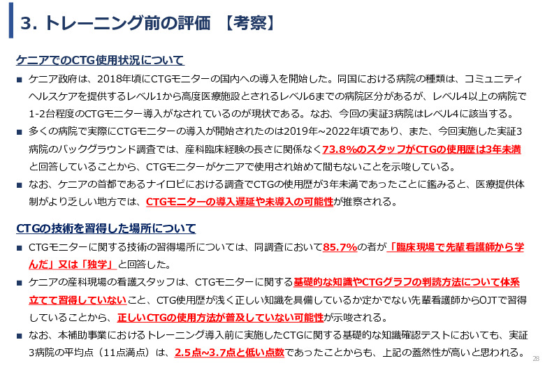 令和６年度「ケニアにおけるMaternity Alert-Monitor導入後の 周産期医療の質向上・効果実証プロジェクト」事業報告書