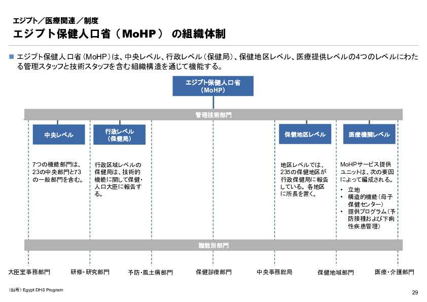 R6年度「医療国際展開カントリーレポート　新興国等のヘルスケア市場環境に関する基本情報　エジプト編」