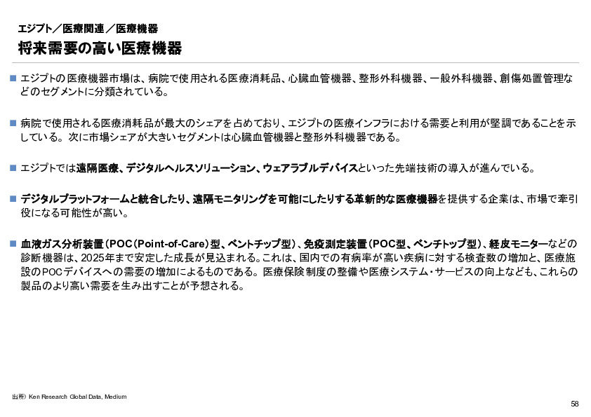 R6年度「医療国際展開カントリーレポート　新興国等のヘルスケア市場環境に関する基本情報　エジプト編」