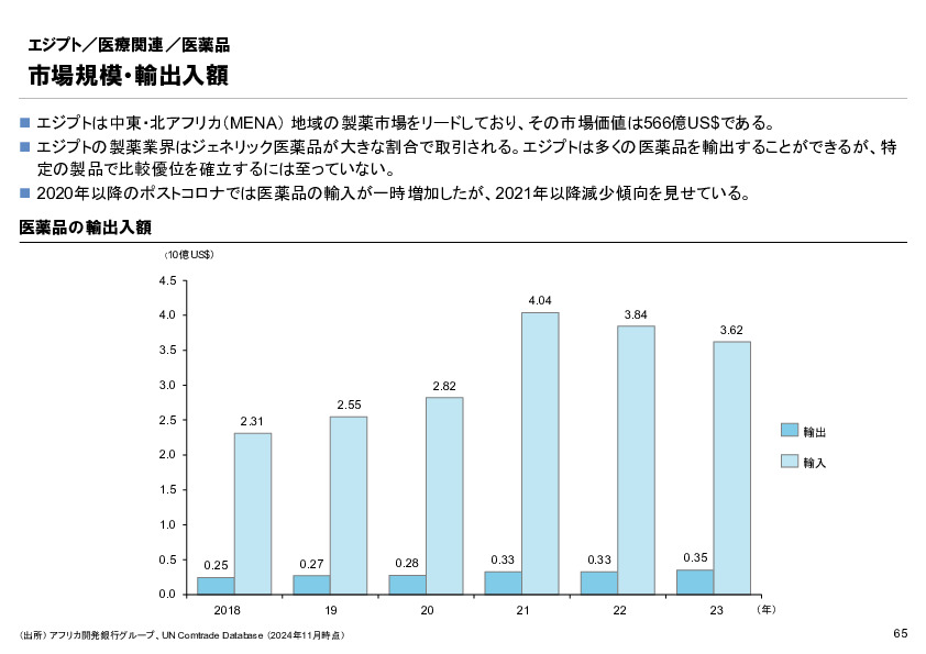 R6年度「医療国際展開カントリーレポート　新興国等のヘルスケア市場環境に関する基本情報　エジプト編」