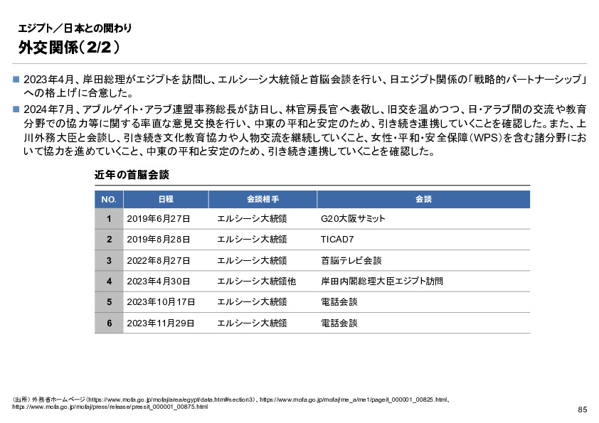 R6年度「医療国際展開カントリーレポート　新興国等のヘルスケア市場環境に関する基本情報　エジプト編」