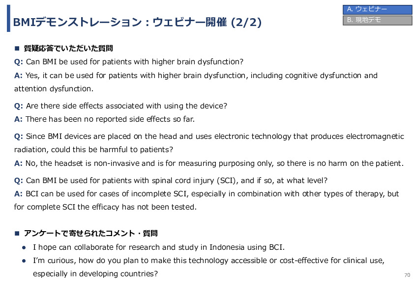 令和7年度「インドネシアにおけるBrain-Machine Interfaceリハビリテーションの事業可能性基礎調査プロジェクト 」事業報告書