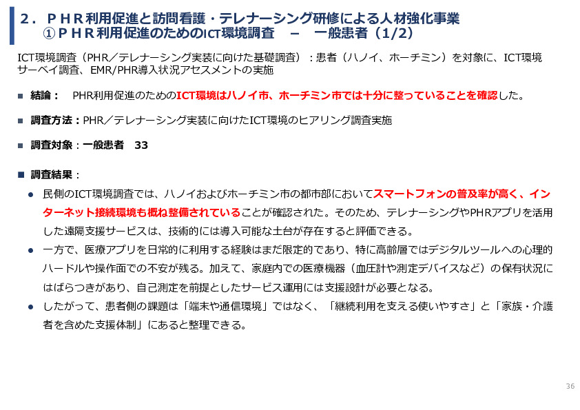 令和7年度「ベトナムにおける心疾患領域の予防医療と在宅管理・多職種連携実証調査プロジェクト 」事業報告書