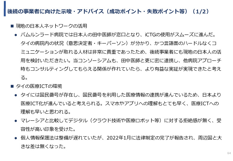 令和3年度ヘルスケア産業国際展開推進事業報告書
