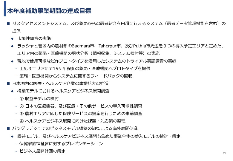 令和3年度ヘルスケア産業国際展開推進事業報告書