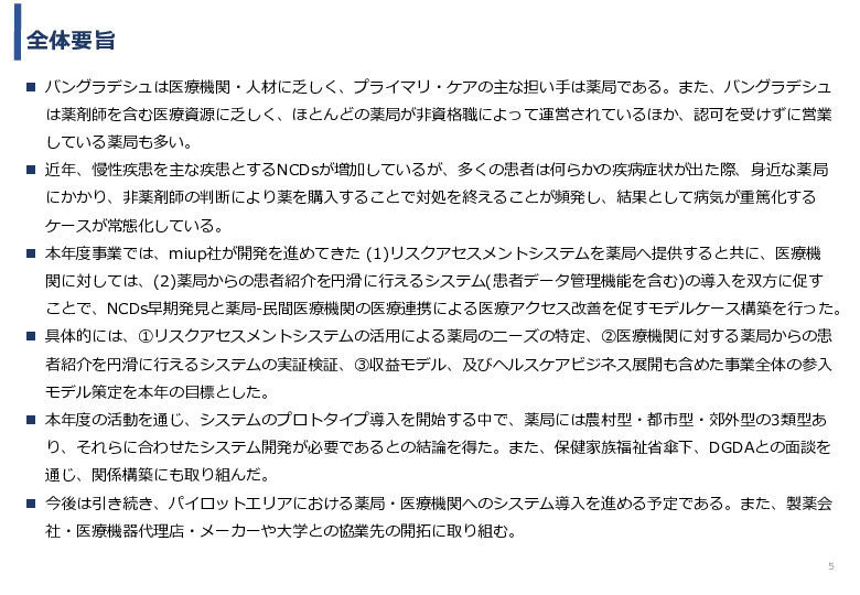 令和3年度ヘルスケア産業国際展開推進事業報告書