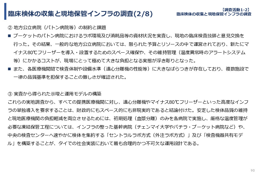 令和７年度「タイにおけるmiRNAを用いた 革新的多種がん早期診断AI技術実証調査プロジェクト」