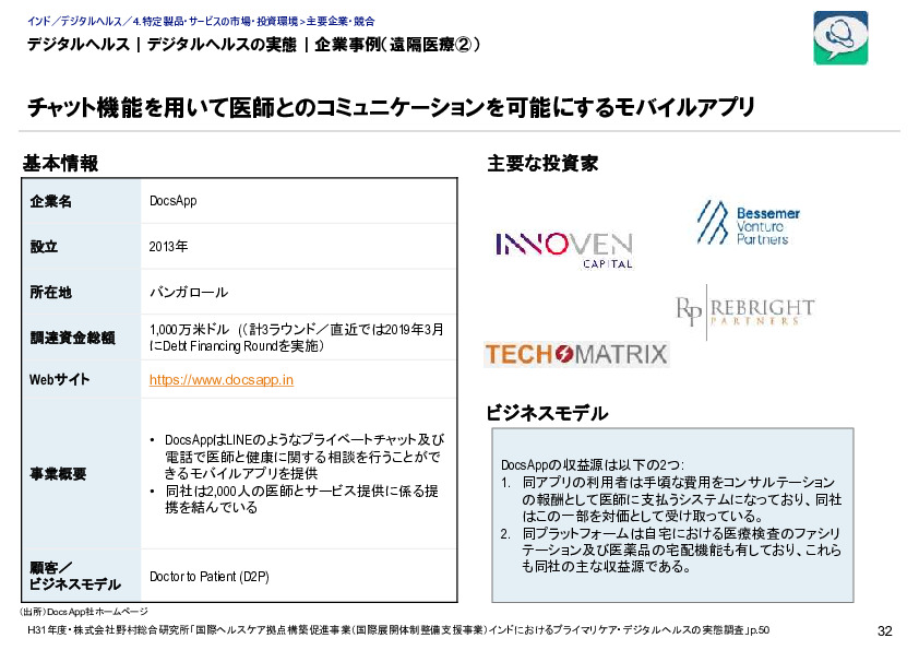 デジタルヘルス｜政府のポジション｜デジタルヘルス分野における規制及び取組