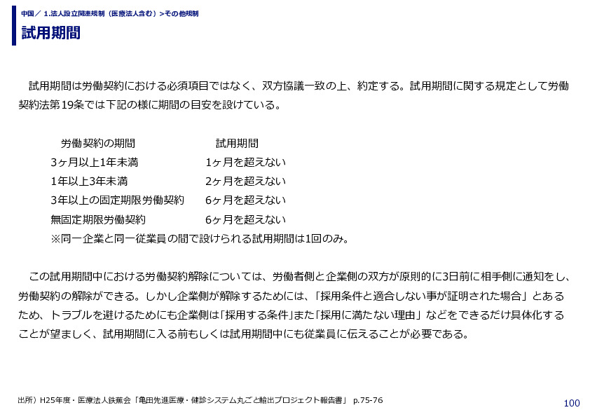 試用期間