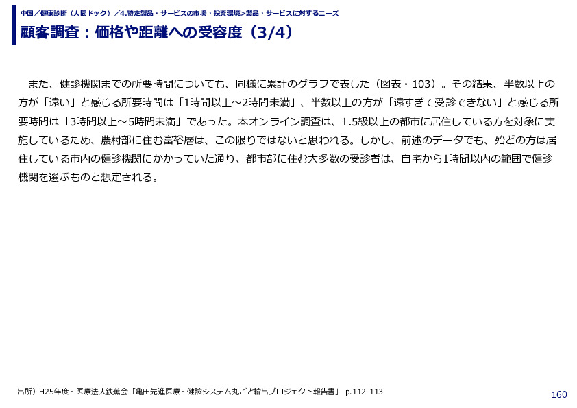顧客調査：価格や距離への受容度