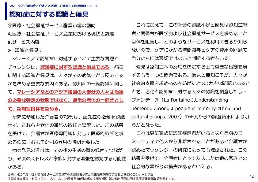 認知症に対する認識と偏見