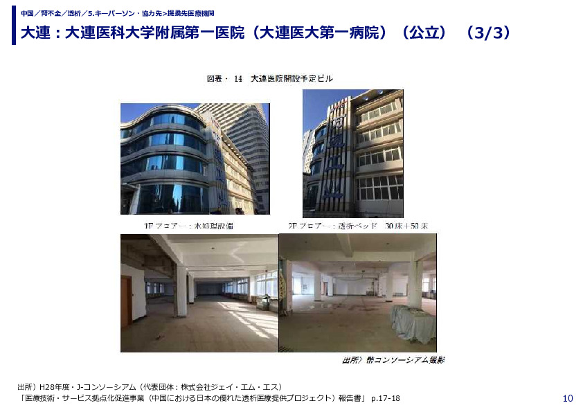 大連：大連医科大学附属第一医院（大連医大第一病院）（公立）（1/3）