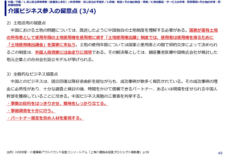 介護ビジネス参入の留意点