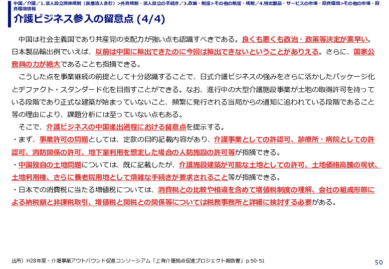 介護ビジネス参入の留意点