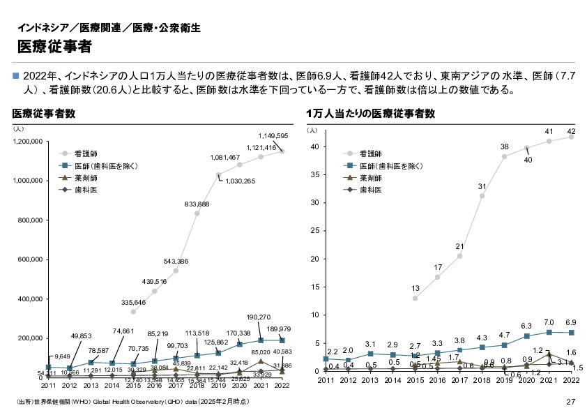 R6年度「医療国際展開カントリーレポート　新興国等のヘルスケア市場環境に関する基本情報　インドネシア編」