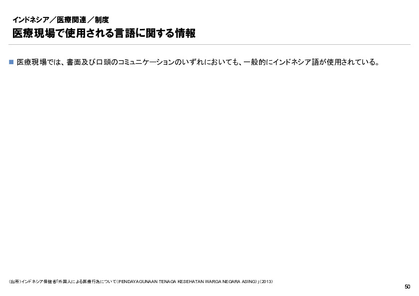R6年度「医療国際展開カントリーレポート　新興国等のヘルスケア市場環境に関する基本情報　インドネシア編」