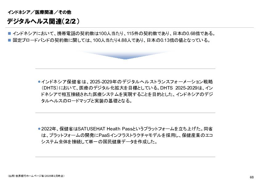 R6年度「医療国際展開カントリーレポート　新興国等のヘルスケア市場環境に関する基本情報　インドネシア編」