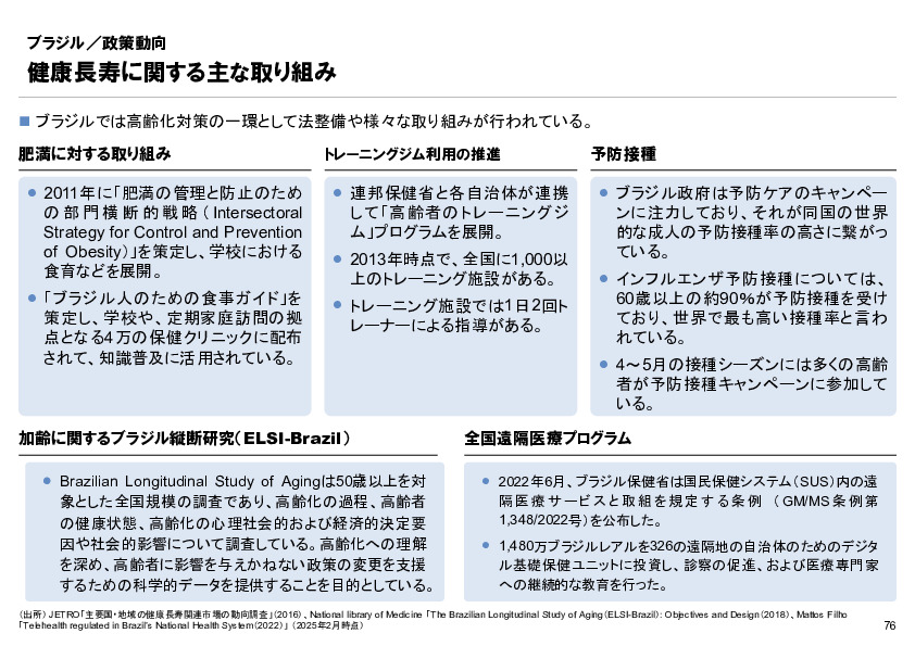 R6年度「医療国際展開カントリーレポート　新興国等のヘルスケア市場環境に関する基本情報　ブラジル編」