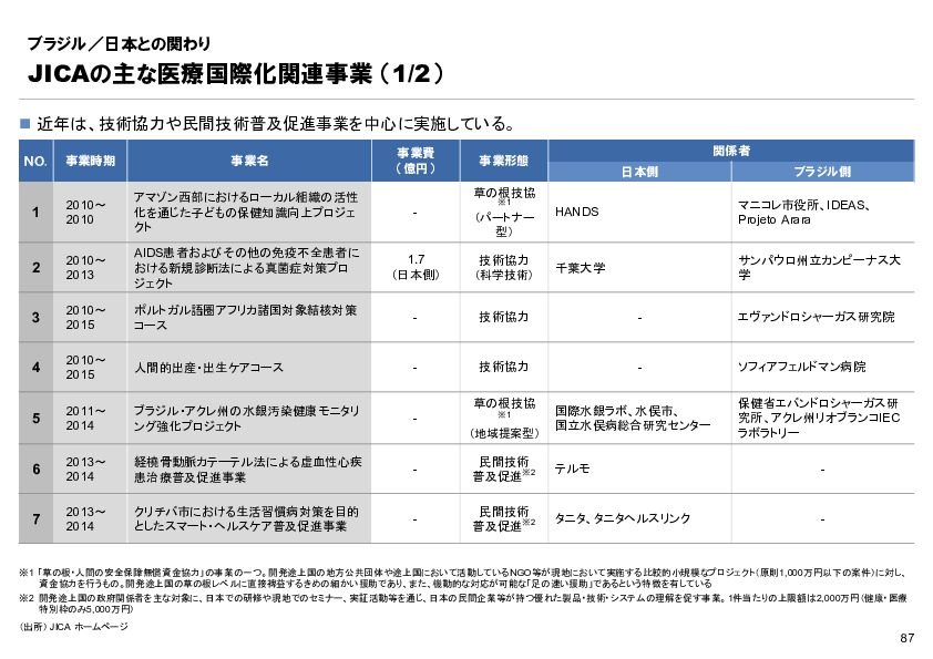 R6年度「医療国際展開カントリーレポート　新興国等のヘルスケア市場環境に関する基本情報　ブラジル編」