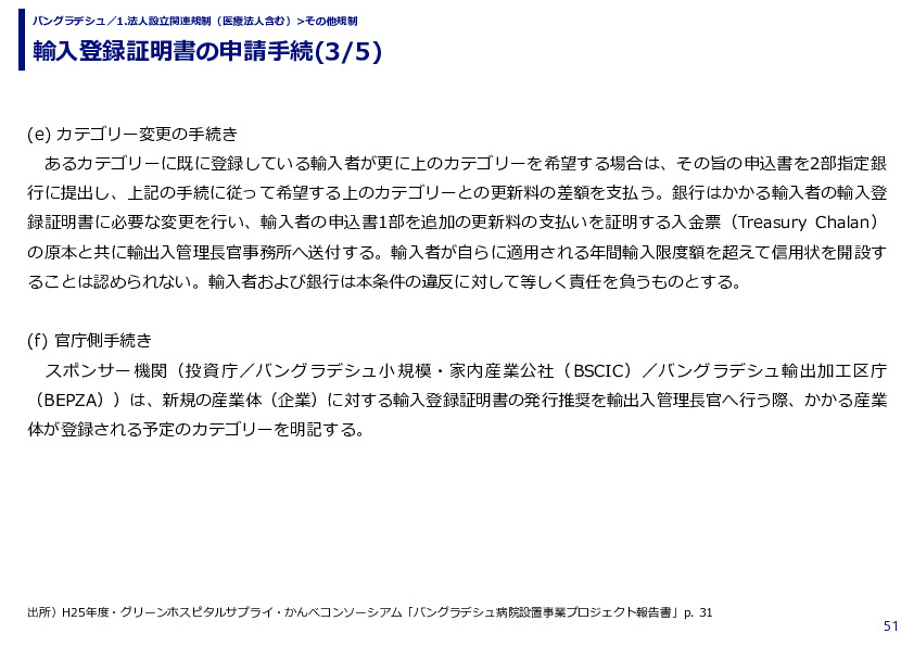 輸入登録証明書の申請手続 