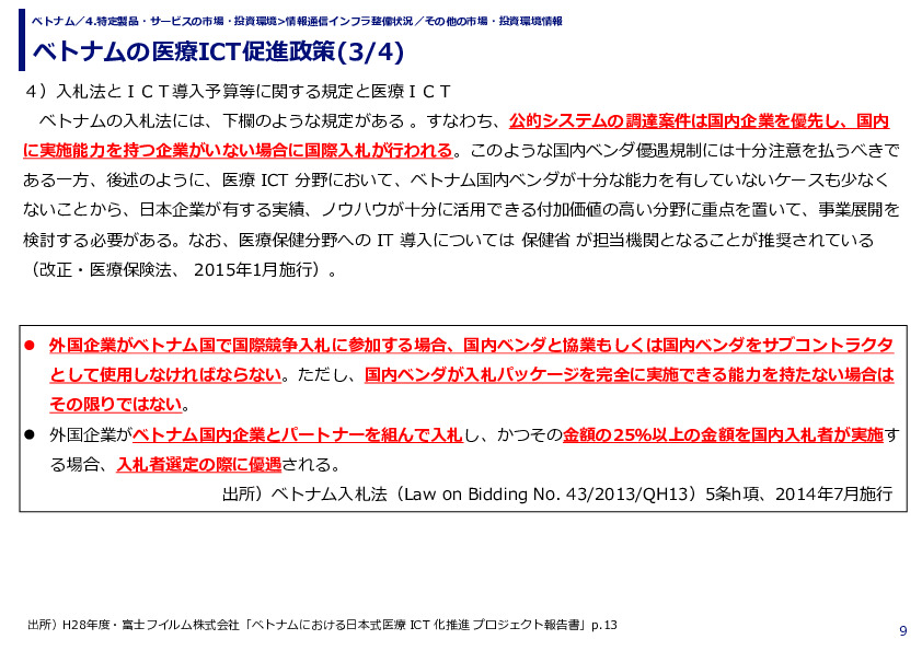 ベトナムの医療ICT促進政策
