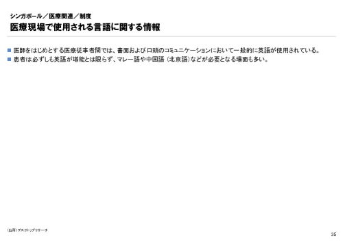 R6年度「医療国際展開カントリーレポート　新興国等のヘルスケア市場環境に関する基本情報　シンガポール編」