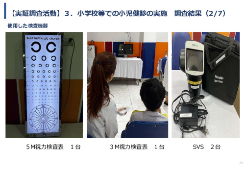 令和5年度「ベトナムにおける眼科モバイルビジョンセンター（日本の眼科医療拠点と地域連携体制）の構築と小児眼科健診による近視予防事業報告書」