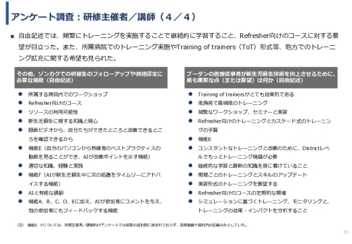 令和5年度「ブータンにおける新生児蘇生法教育支援AIシステム基礎調査プロジェクト報告書」