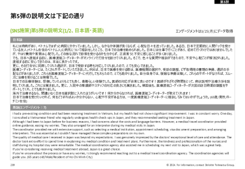 令和５年度「ヘルスケア産業国際展開推進事業」報告書