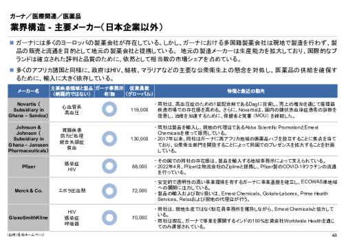 R6年度「医療国際展開カントリーレポート　新興国等のヘルスケア市場環境に関する基本情報　ガーナ編」
