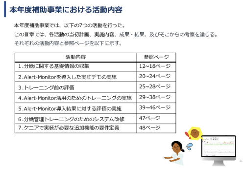 令和６年度「ケニアにおけるMaternity Alert-Monitor導入後の 周産期医療の質向上・効果実証プロジェクト」事業報告書