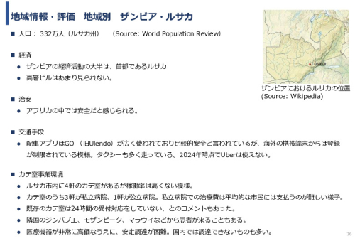 令和６年度「アフリカの開発途上地域における カテーテル治療施設の立ち上げと運営」事業報告書