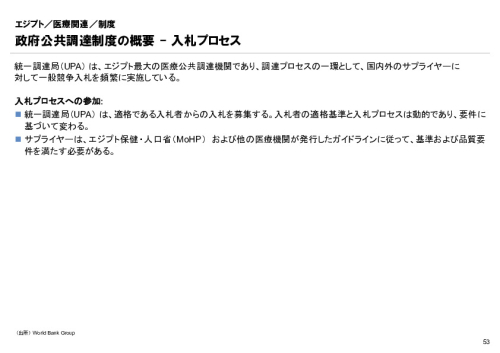 R6年度「医療国際展開カントリーレポート　新興国等のヘルスケア市場環境に関する基本情報　エジプト編」