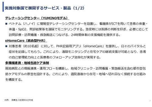 令和7年度「ベトナムにおける心疾患領域の予防医療と在宅管理・多職種連携実証調査プロジェクト 」事業報告書