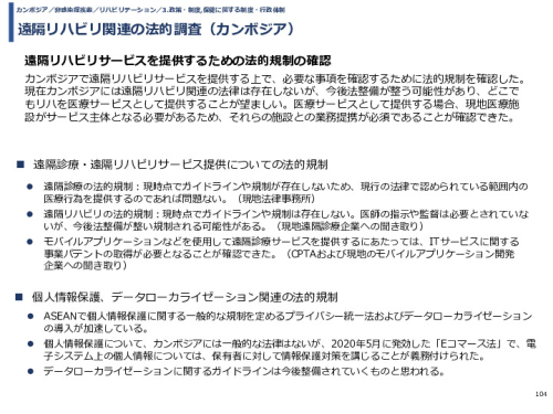 令和3年度ヘルスケア産業国際展開推進事業報告書