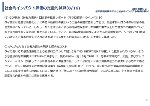令和７年度「タイにおけるmiRNAを用いた 革新的多種がん早期診断AI技術実証調査プロジェクト」