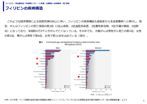 フィリピンの疾病構造