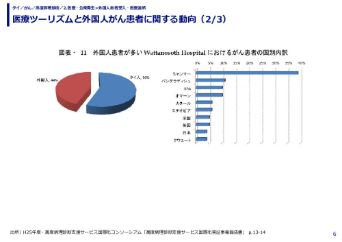 医療ツーリズムと外国人がん患者に関する動向（1/3）