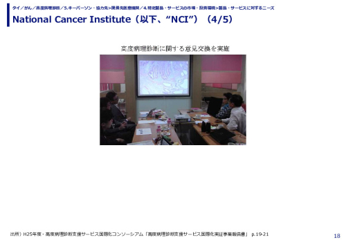 National Cancer Institute（以下、“NCI”）(公立）（1/5）