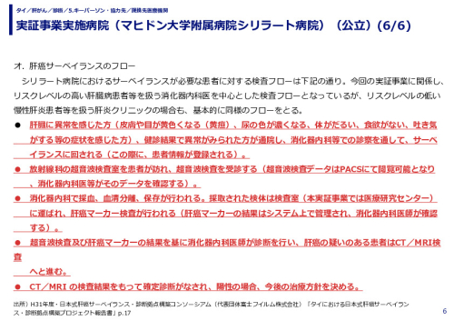 実証事業実施病院（マヒドン大学附属病院シリラート病院）（公立）