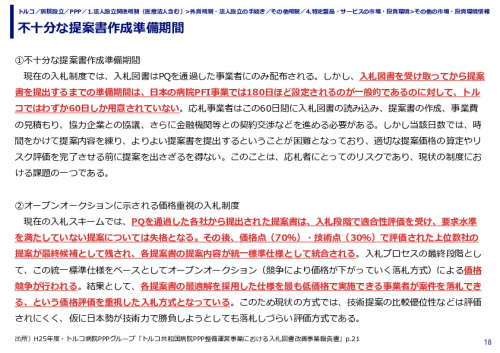 不十分な提案書作成準備期間