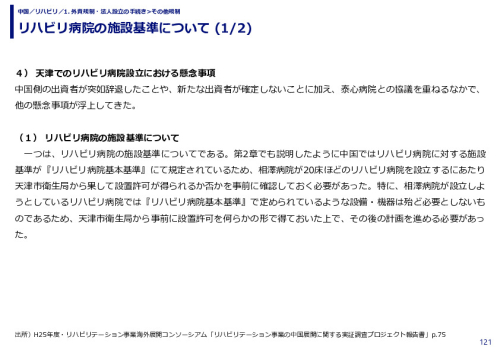 リハビリ病院の施設基準について