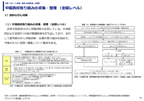 中国政府取り組みの収集・整理 （全国レベル）