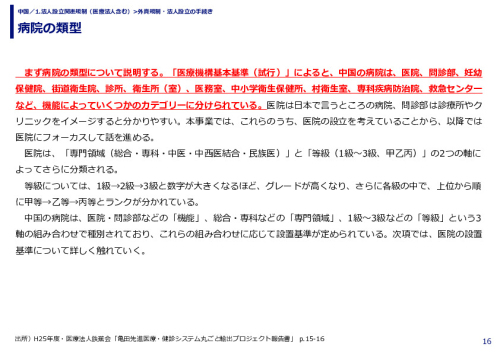 病院の類型