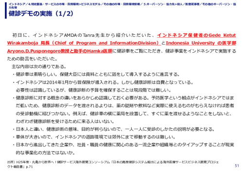 健診デモの実施