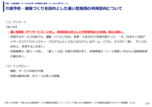 介護予防・健康づくりを目的とした通い型施設の利用意向について